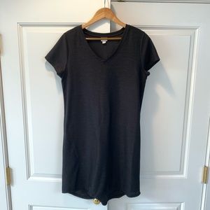 Merona Black V neck Shift Dress - Large